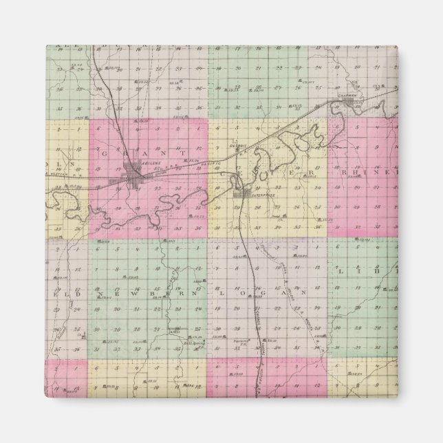 Imã Condado de Dickinson (Frente)