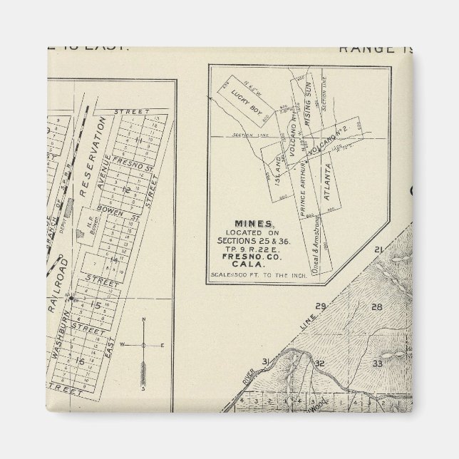 Imã Condado de Madera, Califórnia (Frente)