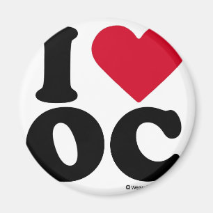 IMÃ CONDADO DE ORANGE - "EU AMO OC" "QUE EU AMO O