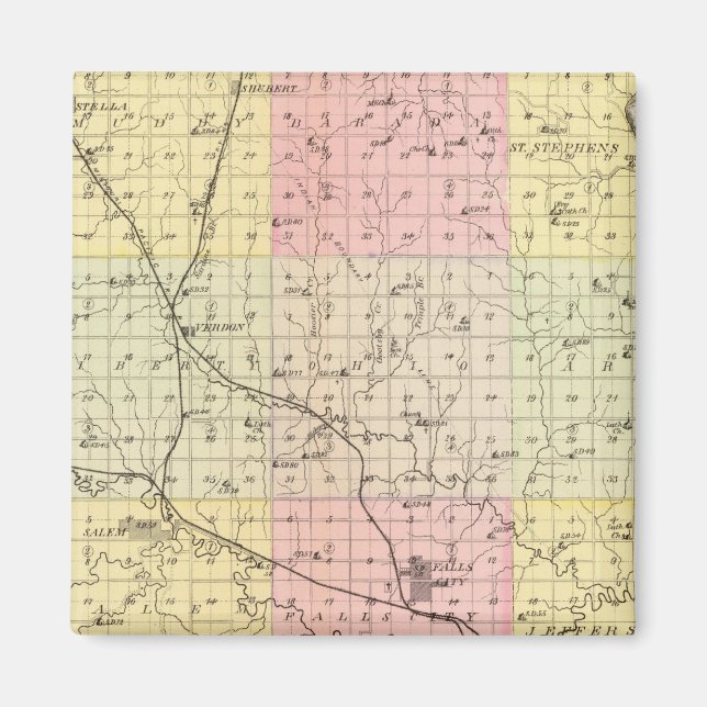 Imã Condado de Richardson, Nebraska (Frente)