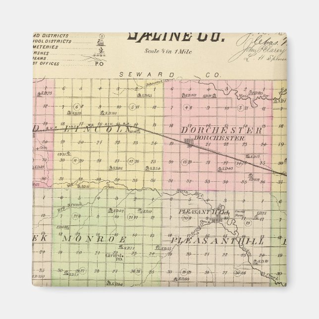 Imã Condado de Saline (Frente)