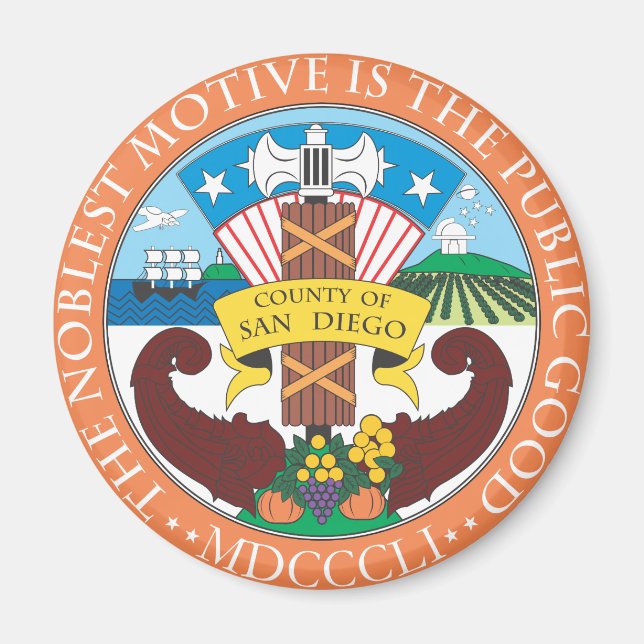 Imã Condado de San Diego (Frente)