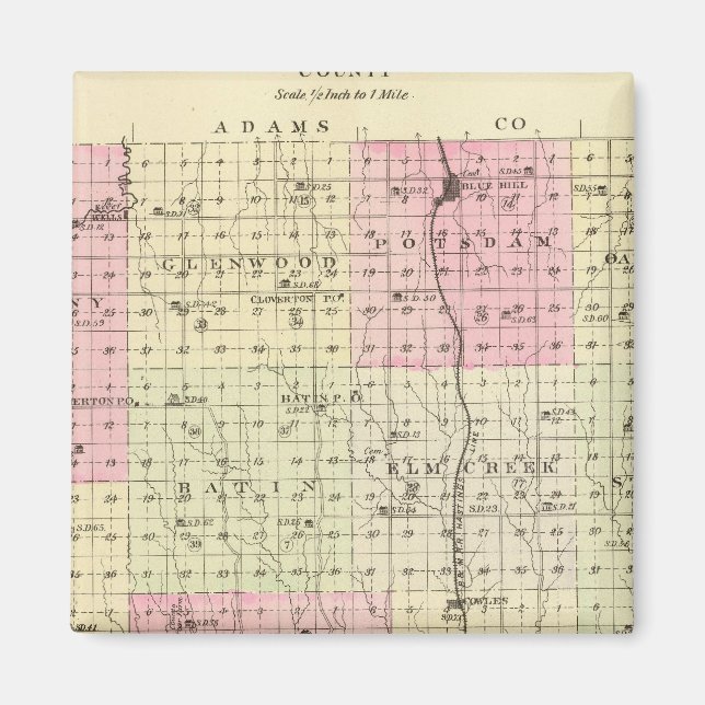 Imã Condado de Webster, Nebraska (Frente)