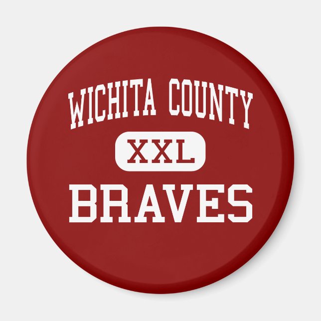Imã Condado de Wichita - Braves - Junior - Leoti Kansa (Frente)
