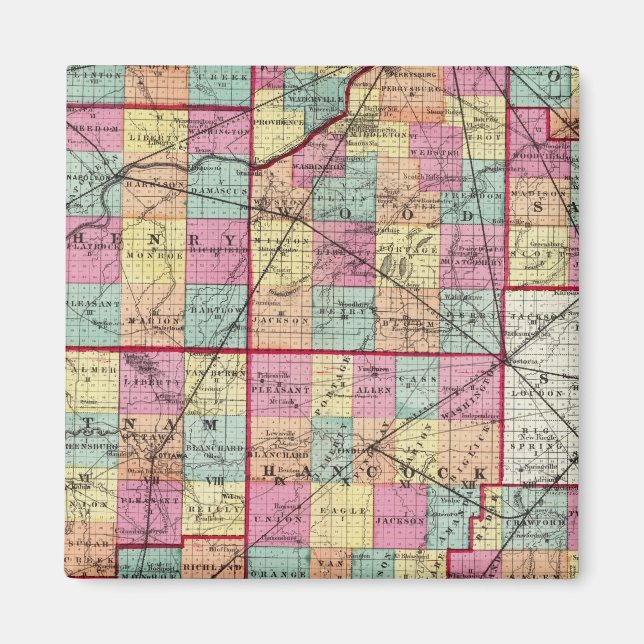 Imã condados de Ohio (Frente)