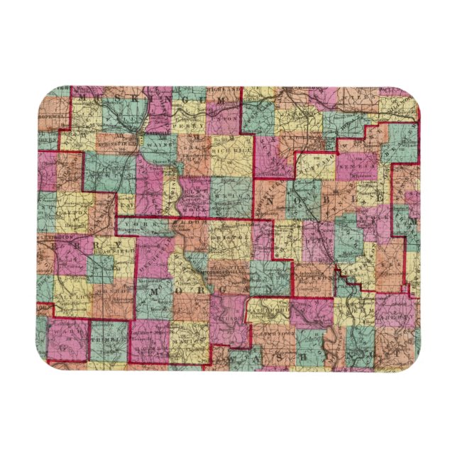 Ímã condados de Ohio (Horizontal)