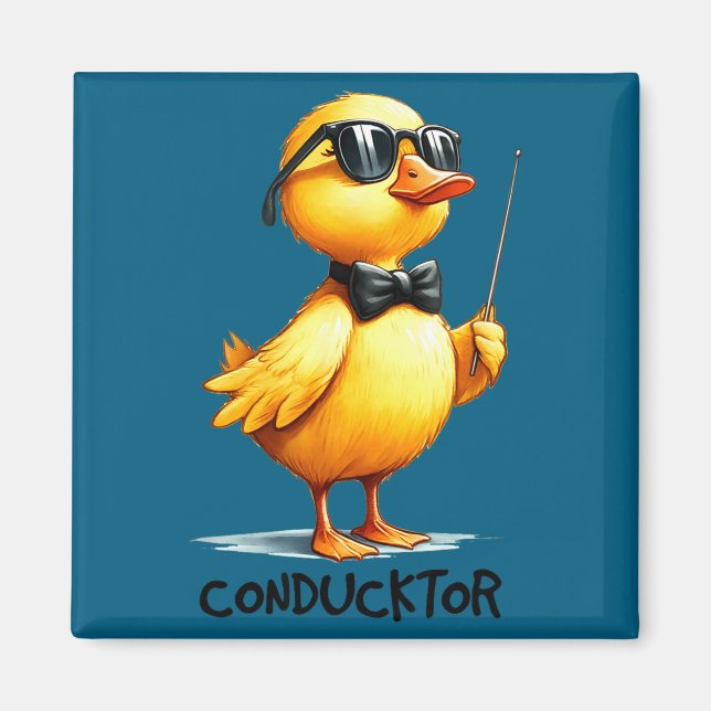 Imã Conductor, Funny Duck Quote  (Frente)