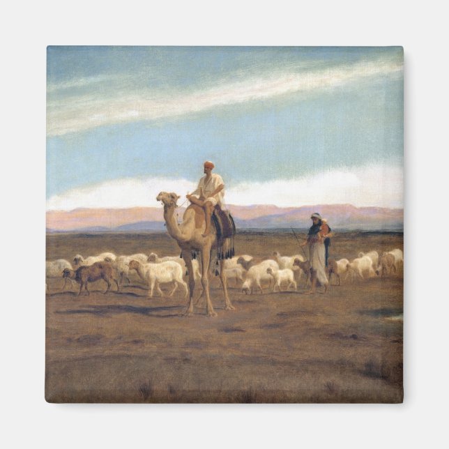 Imã Conduzindo o bando à pastura (óleo na canvas) (Frente)