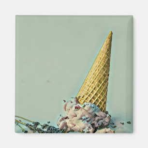 Imã cone de sorvete para amante de sorvete