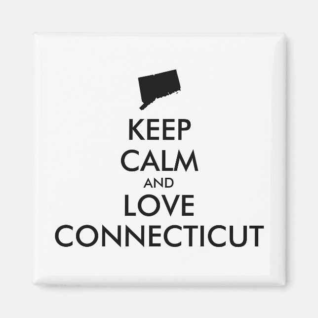 Imã CONECTICUTA DE AMOR E CALMA DE MANUTENÇÃO personal (Frente)