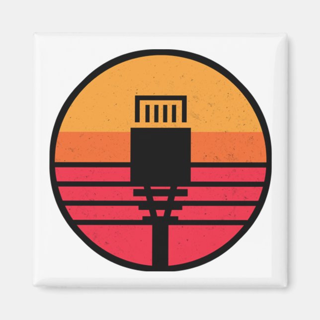 Imã Conector RJ 45 (Frente)