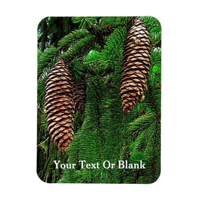 Ímã Cones E Agulhas (Vertical)