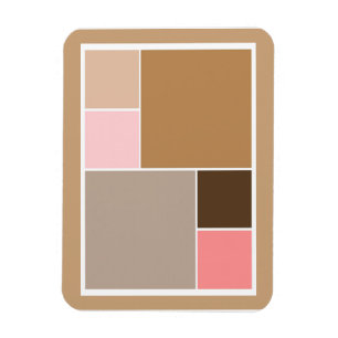 Ímã Conexão de blocos de cores da Seashell