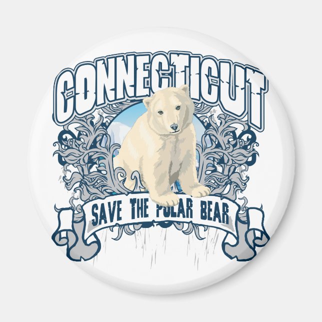 Imã Conexão de Urso Polar (Frente)