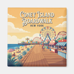 Imã Coney Island Boardwalk EUA