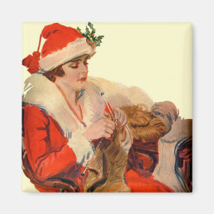 Imã Confecção de malhas para o Natal