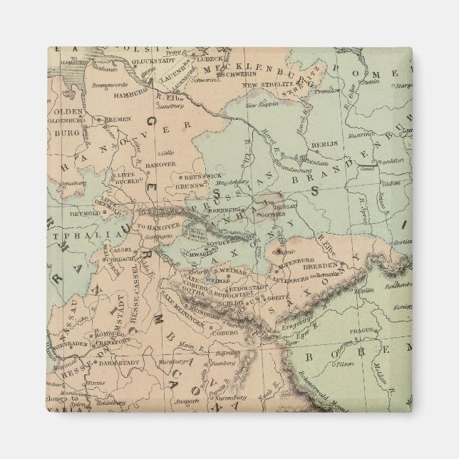 Imã Confederação Germânica (Frente)