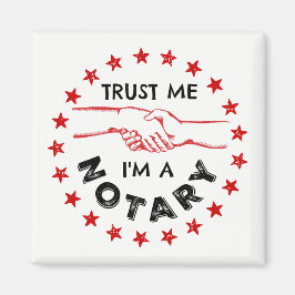 Imã Confie em mim, sou um aperto de mão notarial