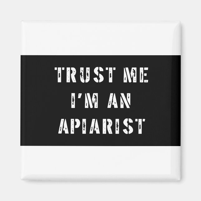 Imã Confie em mim, sou um Apiarista (Frente)