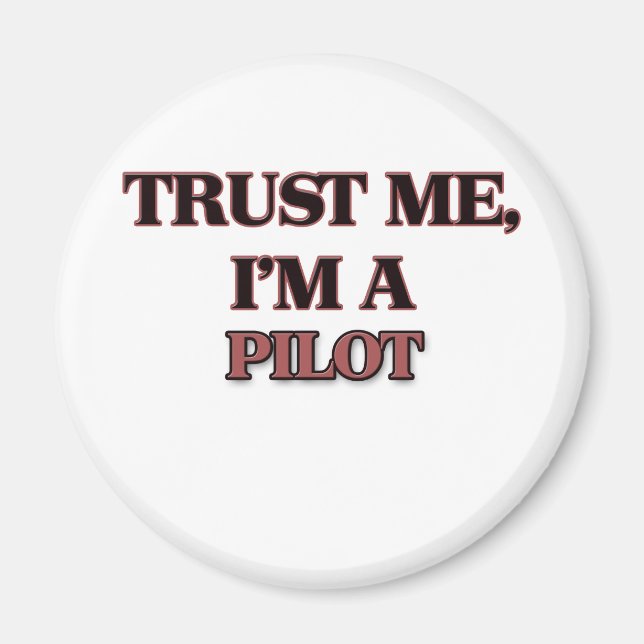 Imã Confie em mim, sou um PILOTO (Frente)