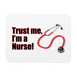 Ímã Confie em mim, sou uma Enfermeira Engraçada