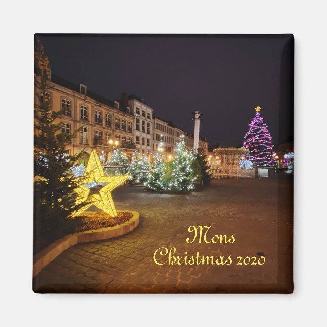 Imã Confinamento do Natal de 2021 em Mons, Bélgica (Frente)