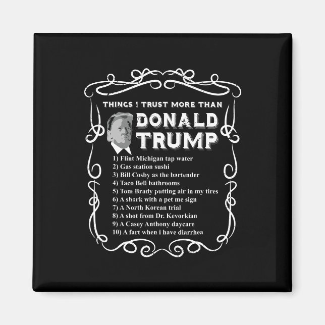 Imã Confio Mais Do Que Donald Trump Anti Potus Vote Bl (Frente)