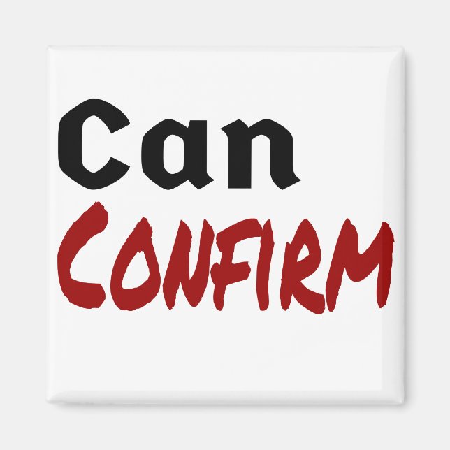 Imã Confirmar CartaKenny Engraçado Humor Canadá (Frente)