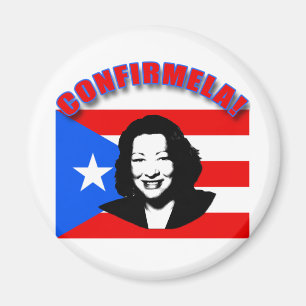 Imã CONFIRMELA Con Bandera de Porto Rico