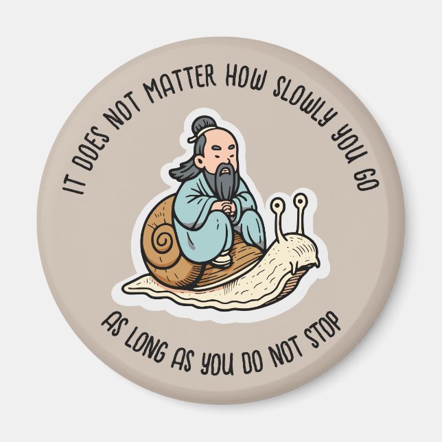 Imã Confúcio e caracol (Frente)