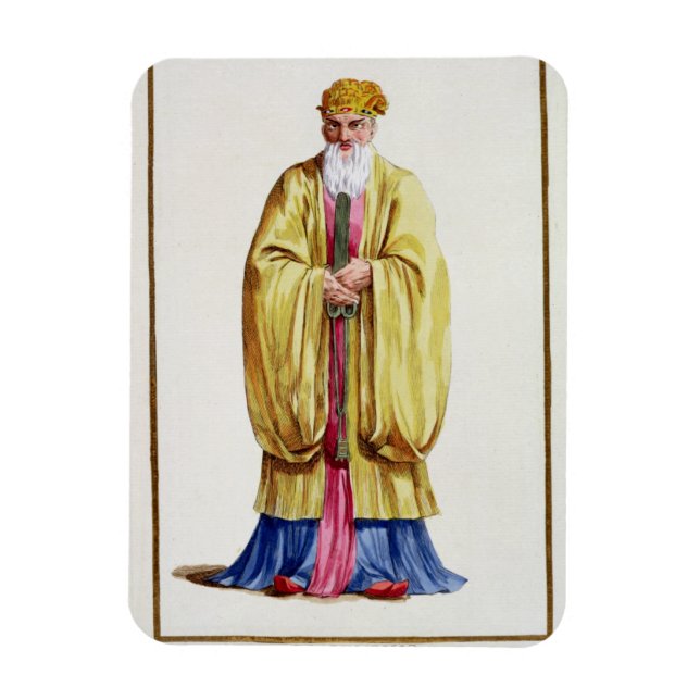 Ímã Confucius (551-479 a.C.), de "Receuil des Estampes (Vertical)