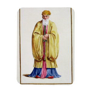 Ímã Confucius (551-479 BC), 'de DES Estampes de