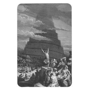 Ímã Confusão De Gustave Dore Da Torre De Língua De B