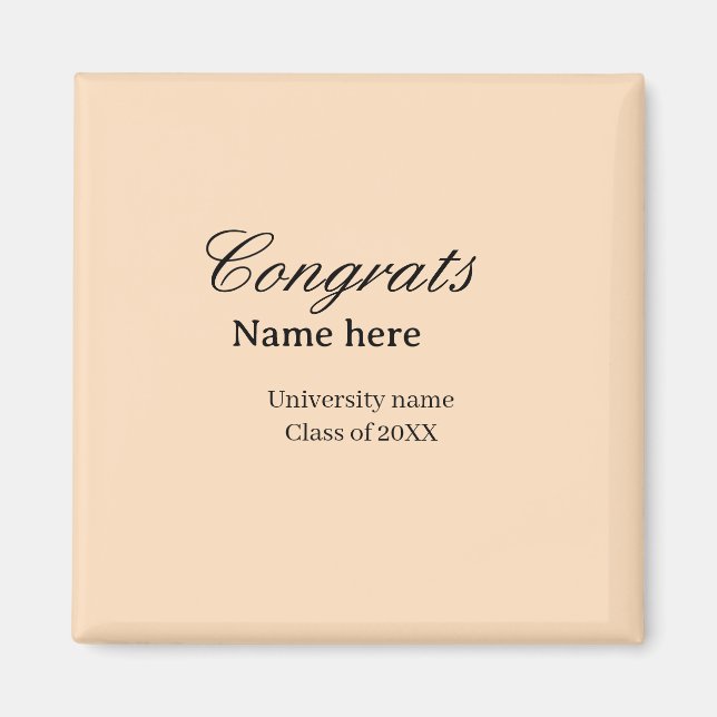Imã Congrats graduate university name class of 20XX na (Frente)
