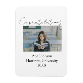 Ímã Congratulations photo graduate name university yea