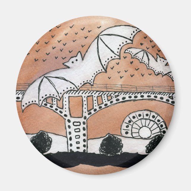 Imã Congresso Avenue Bats (Frente)