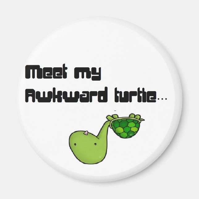 Imã conheça minha tartaruga (Frente)