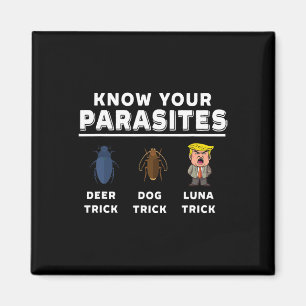 Imã Conheça Seus Parasitas Anti-trump Engraçado Luna C