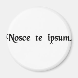 Imã Conhece-te a ti mesmo.