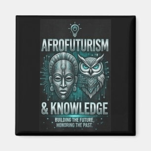Imã Conhecimento de Afrofuturismo máscara africana cor