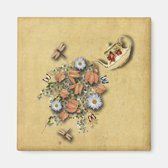 Imã Conjunto com Primavera (Frente)