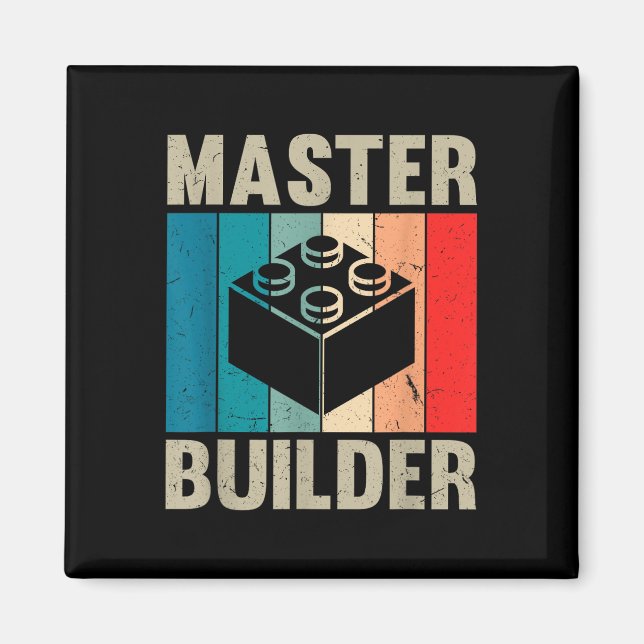 Imã Conjunto de Blocos de Construção Brinquedos Master (Frente)