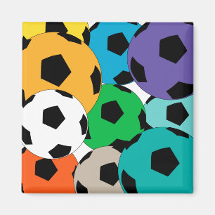 Imã conjunto de bolas de futebol