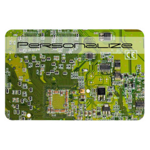 Ímã Conjunto de circuito impresso Circuito verde PCB C