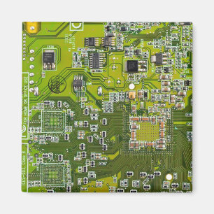 Imã Conjunto de circuito impresso Circuito verde PCB C