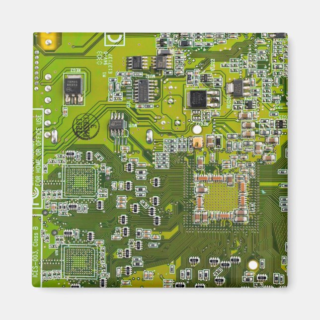 Imã Conjunto de circuito impresso Circuito verde PCB C (Frente)