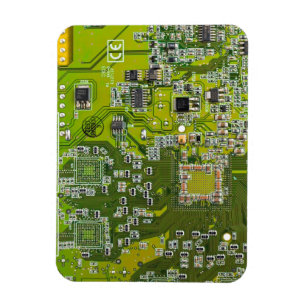 Ímã Conjunto de circuito impresso Circuito verde PCB C
