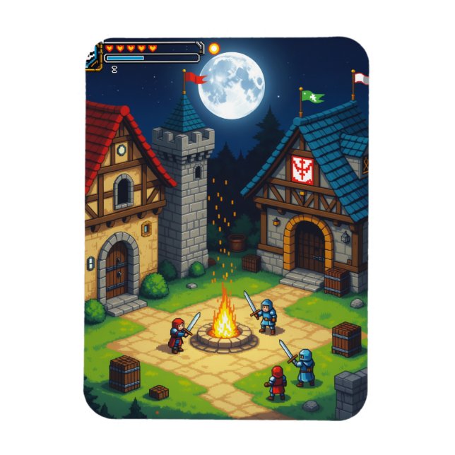 Ímã Conjunto Medieval (Vertical)