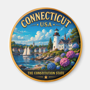 Imã Connecticut Costa de New England 🟡