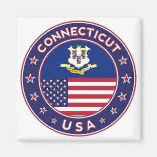 Imã Connecticut, Estados Unidos, t-shirt do Connecticu